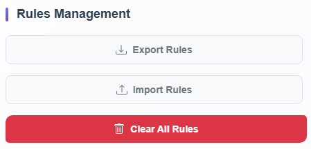 Pro: Rule Export/Import