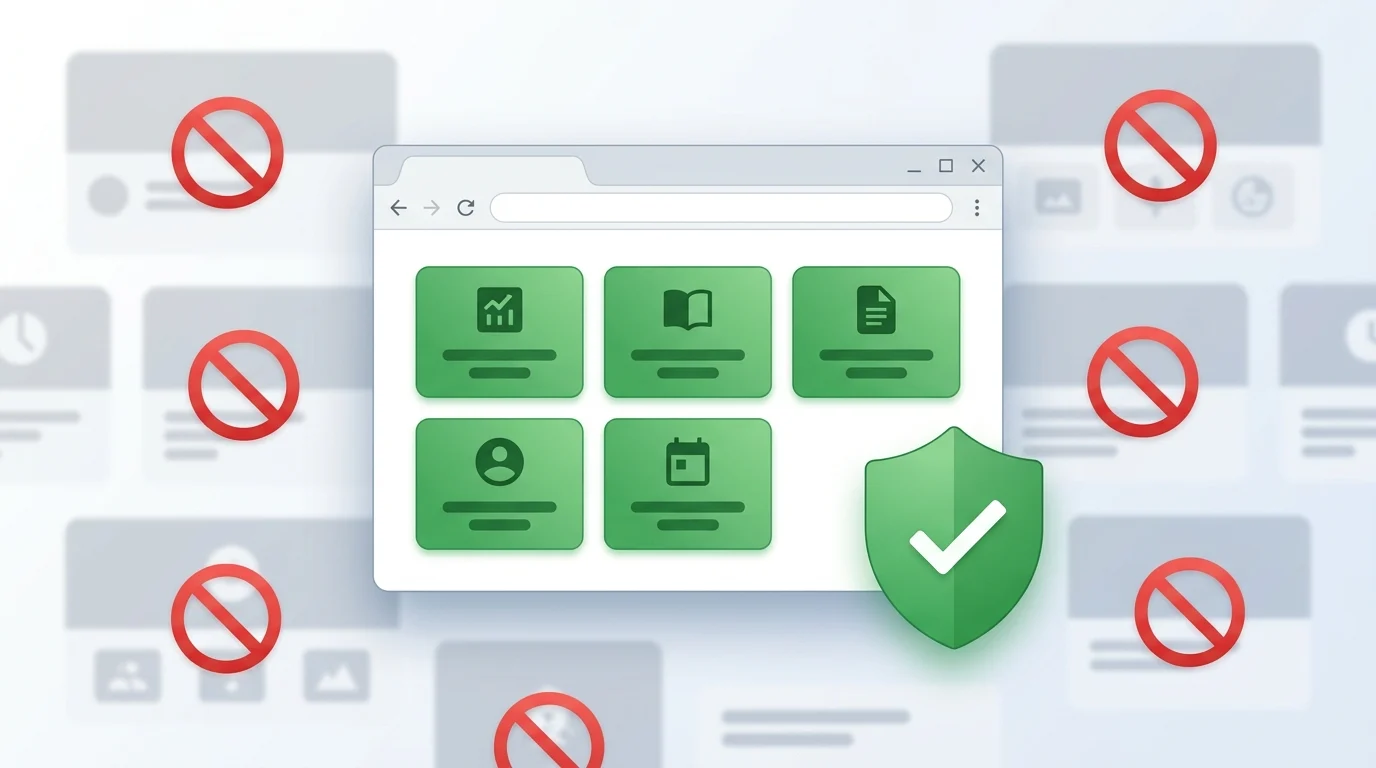 Whitelist allowing only selected websites during a Focus Session